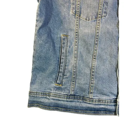 STONEWALL RIOTS Denim Jeans Jacket (BRAND NEW W/ TAGS) Size SMALL - Picture 6 of 10